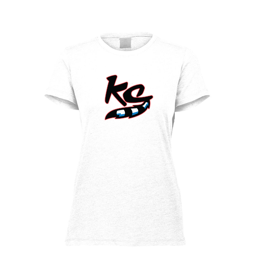 [FTSCUBWH-FAXS-LOGO2] Decker Women's Tri-Blend T-Shirt - Short Sleeve (Female Adult XS, White, Logo 2)