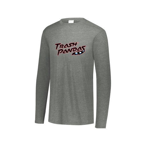 [FTLCUBGY-AXS-LOGO1] Decker Men's Tri-Blend T-Shirt - Long Sleeve (Adult XS, Gray, Logo 1)