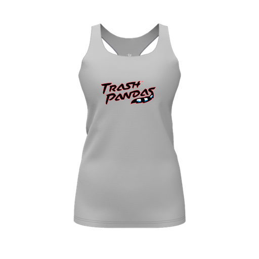 [FT0TRBGY-FYS-LOGO1] Decker Racerback Tank Top (Female Youth S, Gray, Logo 1)