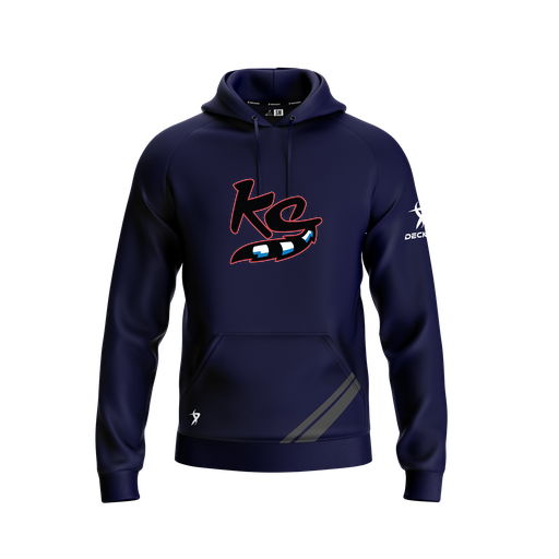 [FOLHSMNV-YXS-LOGO2] Decker Summit Hoodie (Youth XS, Navy, Logo 2)