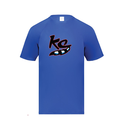 [2790.060.S-LOGO2] Men's Smooth Sport T-Shirt (Adult S, Royal, Logo 2)