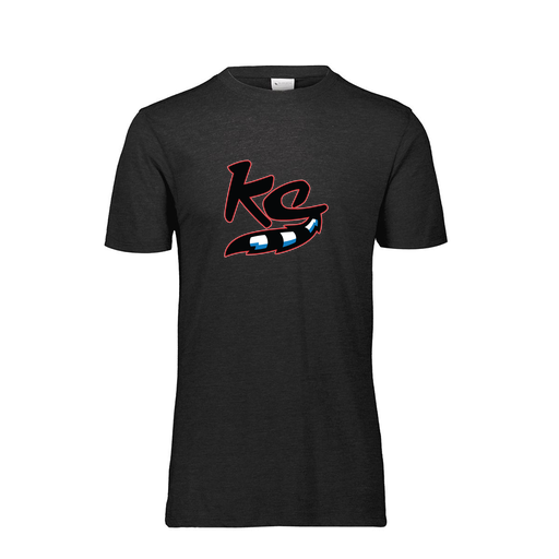 [FTSCUBBK-AS-LOGO2] Decker Men's Tri-Blend T-Shirt - Short Sleeve (Adult S, Black, Logo 2)