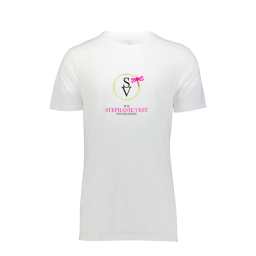 [FTSCUBWH-YS-LOGO3] Decker Youth Tri-Blend T-Shirt - Short Sleeve (Youth S, White, Logo 3)