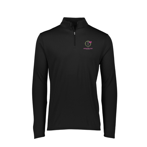 [FTLQFLBK-FAXS-LOGO3] Decker Women's Flex-Lite 1/4 Zip Shirt (Female Adult XS, Black, Logo 3)