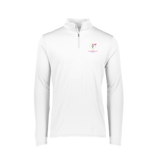 [FTLQFLWH-FAXS-LOGO3] Decker Women's Flex-Lite 1/4 Zip Shirt (Female Adult XS, White, Logo 3)