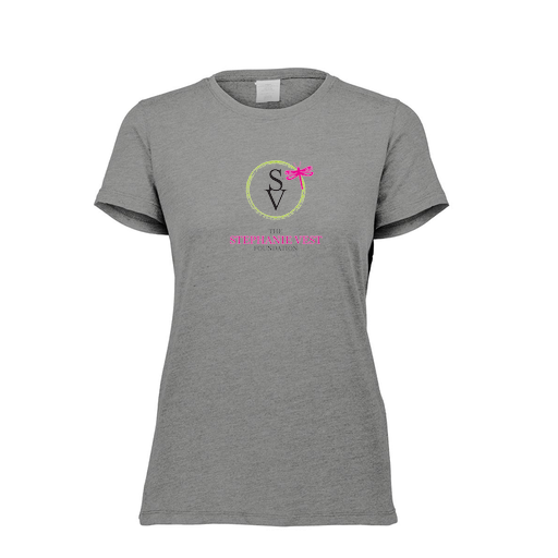 [FTSCUBGY-FAXS-LOGO3] Decker Women's Tri-Blend T-Shirt - Short Sleeve (Female Adult XS, Gray, Logo 3)