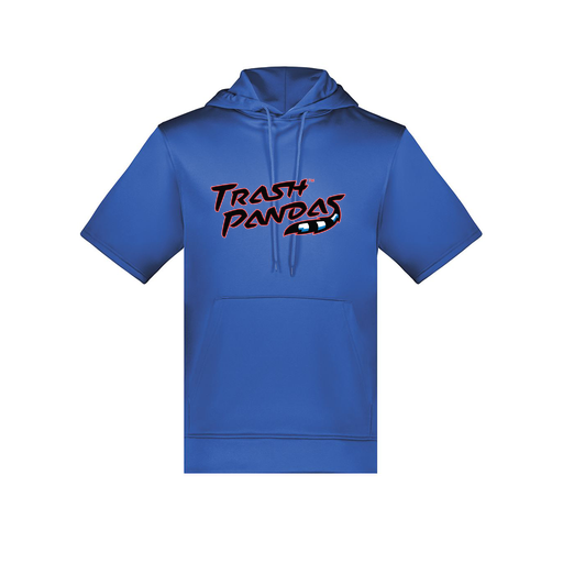 [6871.060.S-LOGO1] Men's Dri Fit Short Sleeve Hoodie (Adult S, Royal, Logo 1)