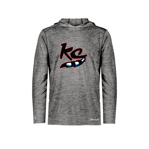 [FOLHCGBK-AS-LOGO2] Decker Men's Charge Hoodie (Adult S, Black, Logo 2)