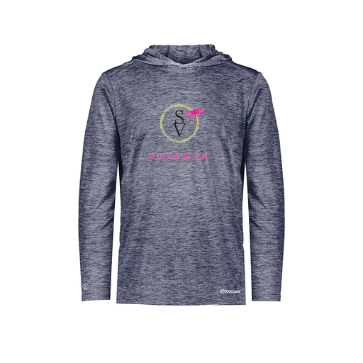 [FOLHCGNV-AS-LOGO3] Decker Men's Charge Hoodie (Adult S, Navy, Logo 3)