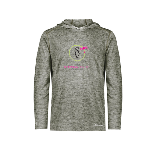 [FOLHCGGY-AS-LOGO3] Decker Men's Charge Hoodie (Adult S, Gray, Logo 3)