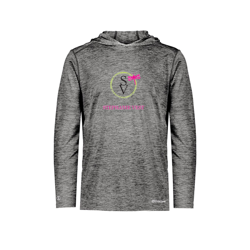 [FOLHCGBK-YS-LOGO3] Decker Youth Charge Hoodie (Youth S, Black, Logo 3)