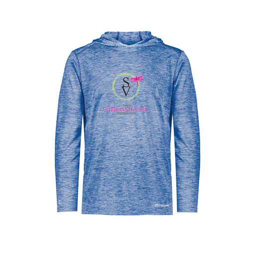 [FOLHCGRY-YS-LOGO3] Decker Youth Charge Hoodie (Youth S, Royal, Logo 3)