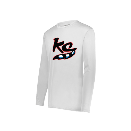 [222822.005.XS-LOGO2] Men's LS Smooth Sport Shirt (Adult XS, White, Logo 2)