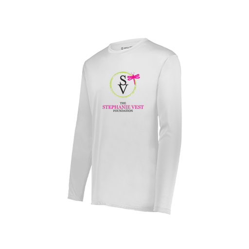 [222822.005.XS-LOGO3] Men's LS Smooth Sport Shirt (Adult XS, White, Logo 3)