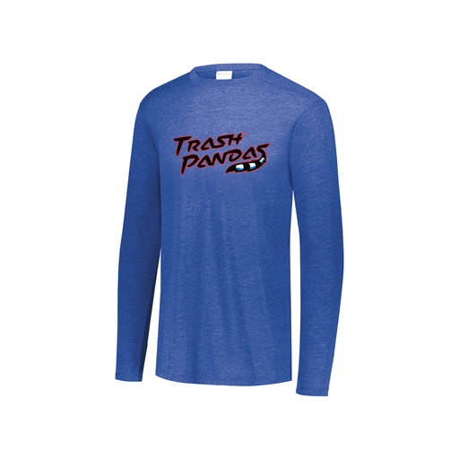[FTLCUBRY-YS-LOGO1] Decker Youth Tri-Blend T-Shirt - Long Sleeve (Youth S, Royal, Logo 1)
