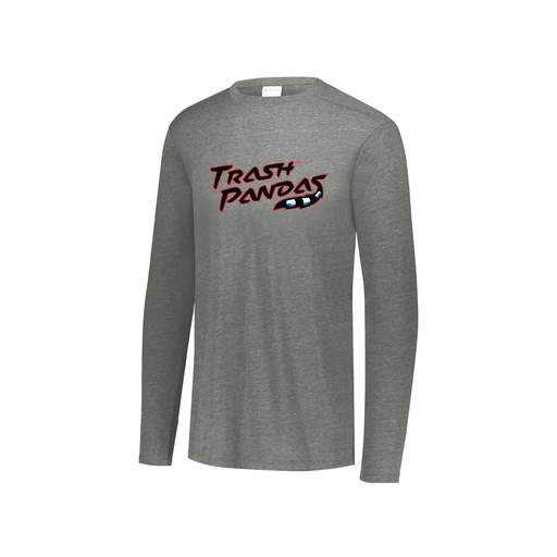[FTLCUBGY-YS-LOGO1] Decker Youth Tri-Blend T-Shirt - Long Sleeve (Youth S, Gray, Logo 1)