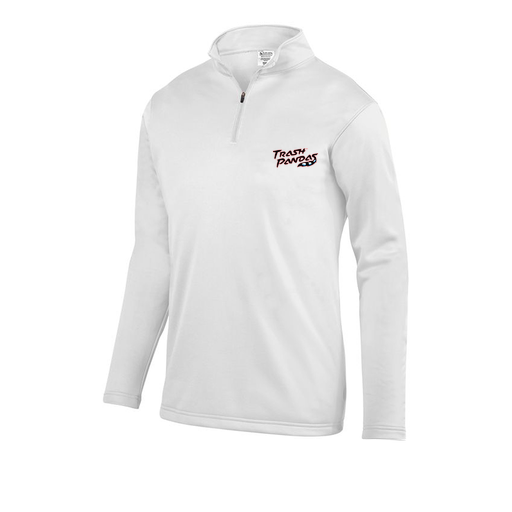 [FOLQFFWH-YS-LOGO1] Decker Youth FlexFleece 1/4 Zip (Youth S, White, Logo 1)