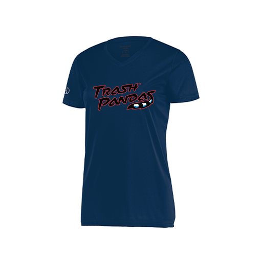 [222820.065.S-LOGO1] Ladies Movement Dri Fit Shirt (Female Adult S, Navy, Logo 1)