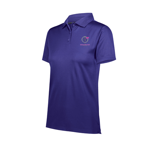 [222768-PUR-FAXS-LOGO3] Ladies Prism Polo (Female Adult XS, Purple, Logo 3)