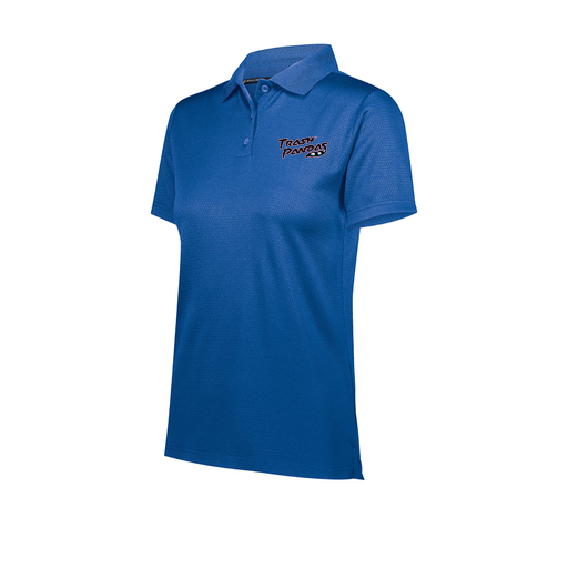 [222768.060.XS-LOGO1] Ladies Prism Polo (Female Adult XS, Royal, Logo 1)